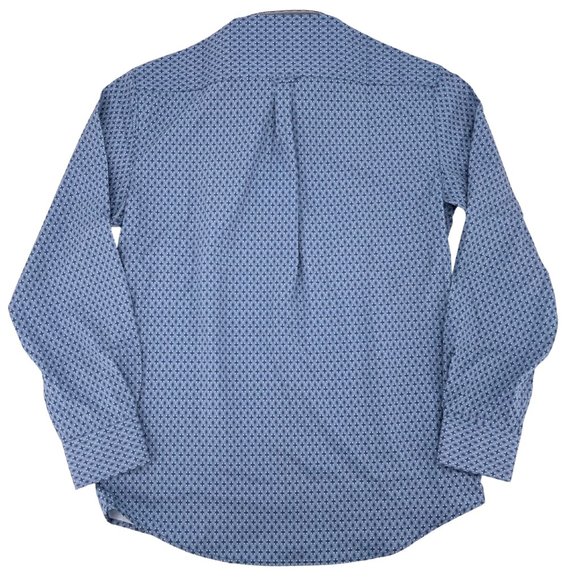 7 Diamonds | Men's Button Down Shirt | Blue Diamond Pattern | Various Sizes - Picture 2 of 2